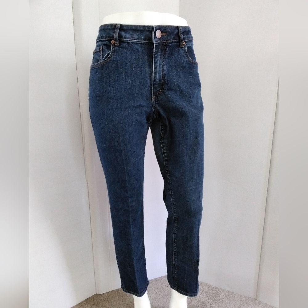 Ann Taylor LOFT Curvy Skinny Ankle Jeans Sz 31/12